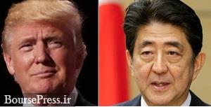 نخست وزیر ژاپن قبل از سفر فردا به تهران با ترامپ گفت وگو کرد 