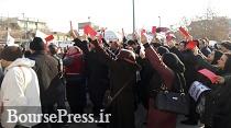تجمع مردم مقابل مجلس در حمایت از استیضاح وزیر راه