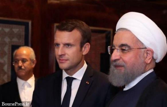 مواضع روحانی در دیدار با رئیس جمهور فرانسه 
