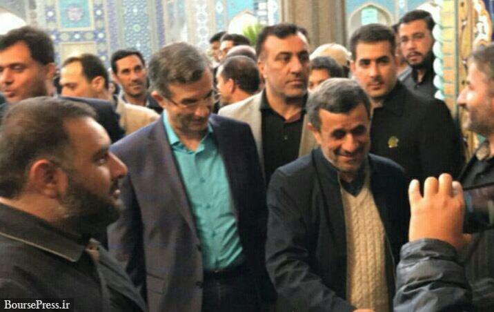 احمدی‌نژاد و مشایی هم بست نشستند